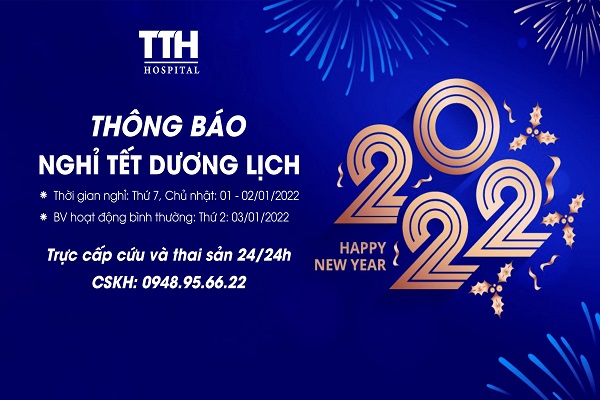 Thông báo lịch nghỉ tết Dương năm 2022